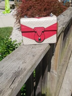 Blair Waldorf would Have This Bag - Red and Grey Crossbody, Henri Bendel